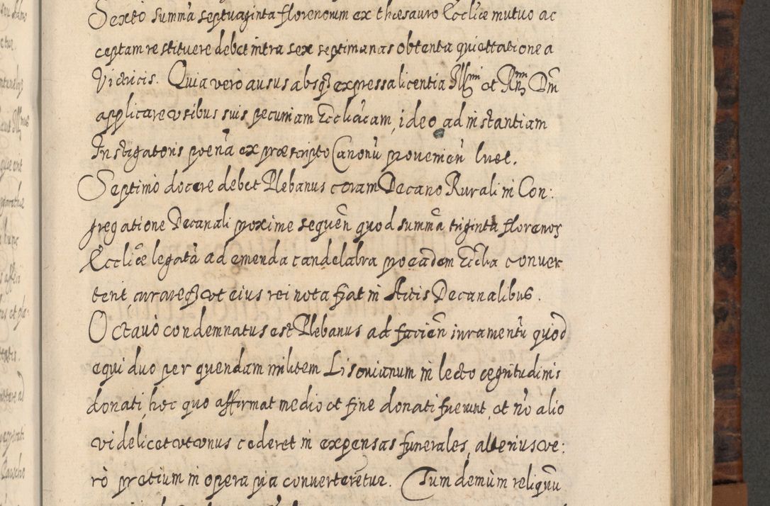 Zdjęcie nr 716 dla obiektu archiwalnego: Acta actorum, causarum spiritualium, civilium, criminalium, obligationum, quietationum, inscpritionum, cessionum, decimarum, testamentorum R. D. Martini Szyszkowski, episcopi Cracoviensis, ducis Severiensis in annis 1624 - 1626. Tomus tertius.