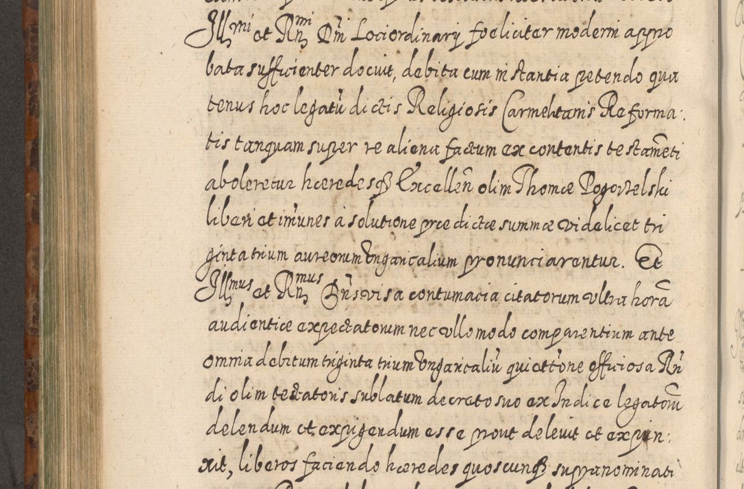 Zdjęcie nr 713 dla obiektu archiwalnego: Acta actorum, causarum spiritualium, civilium, criminalium, obligationum, quietationum, inscpritionum, cessionum, decimarum, testamentorum R. D. Martini Szyszkowski, episcopi Cracoviensis, ducis Severiensis in annis 1624 - 1626. Tomus tertius.