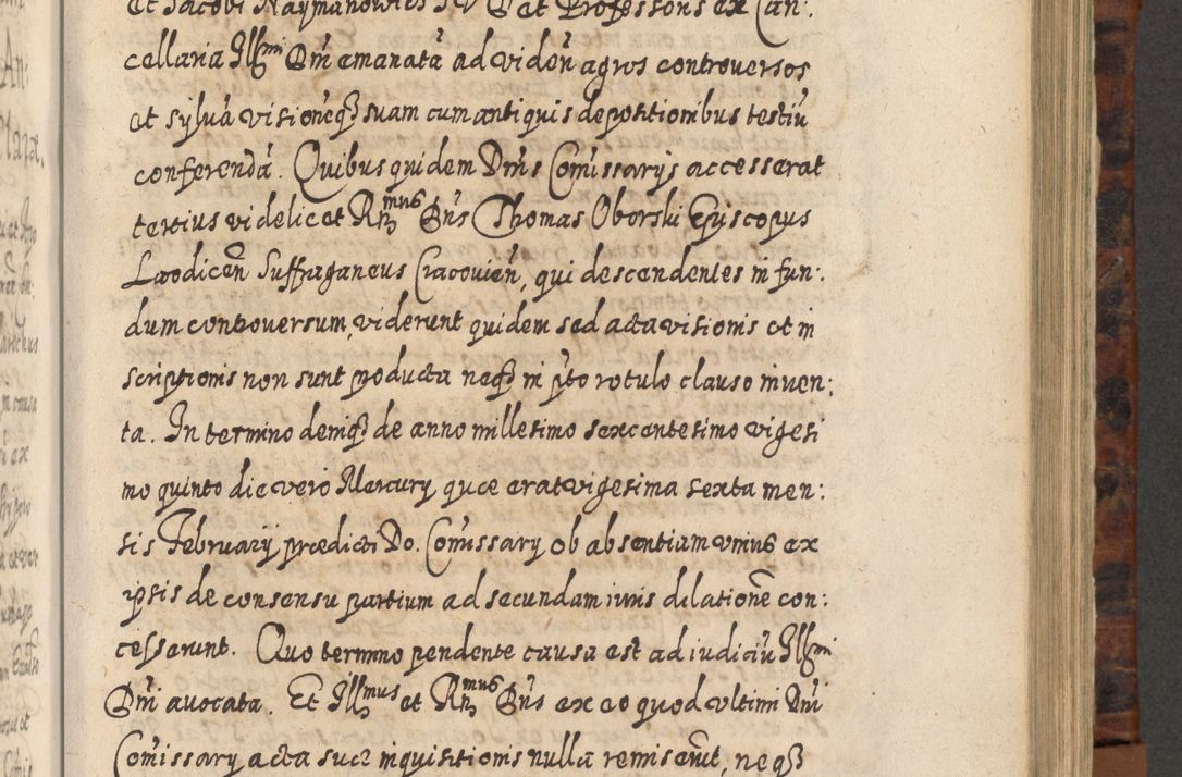 Zdjęcie nr 710 dla obiektu archiwalnego: Acta actorum, causarum spiritualium, civilium, criminalium, obligationum, quietationum, inscpritionum, cessionum, decimarum, testamentorum R. D. Martini Szyszkowski, episcopi Cracoviensis, ducis Severiensis in annis 1624 - 1626. Tomus tertius.