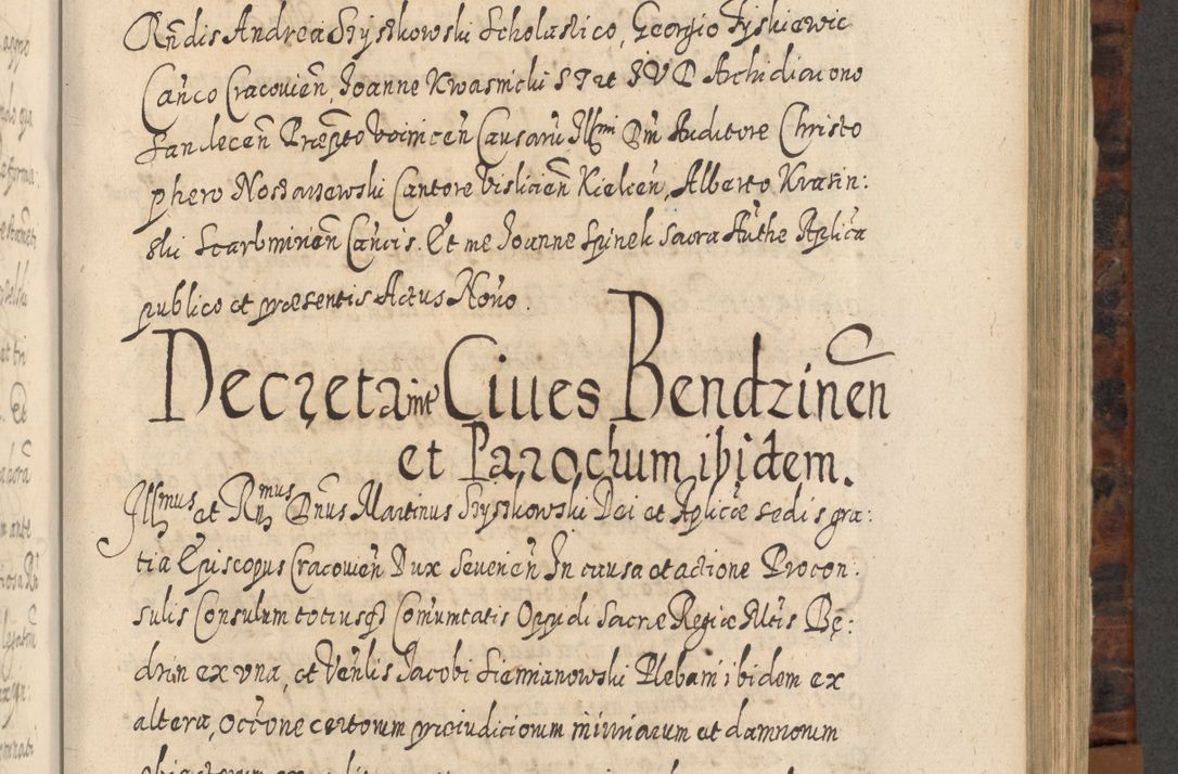 Zdjęcie nr 714 dla obiektu archiwalnego: Acta actorum, causarum spiritualium, civilium, criminalium, obligationum, quietationum, inscpritionum, cessionum, decimarum, testamentorum R. D. Martini Szyszkowski, episcopi Cracoviensis, ducis Severiensis in annis 1624 - 1626. Tomus tertius.