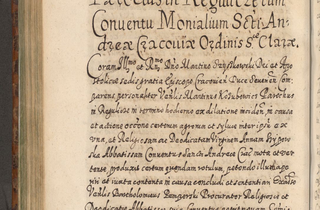 Zdjęcie nr 709 dla obiektu archiwalnego: Acta actorum, causarum spiritualium, civilium, criminalium, obligationum, quietationum, inscpritionum, cessionum, decimarum, testamentorum R. D. Martini Szyszkowski, episcopi Cracoviensis, ducis Severiensis in annis 1624 - 1626. Tomus tertius.