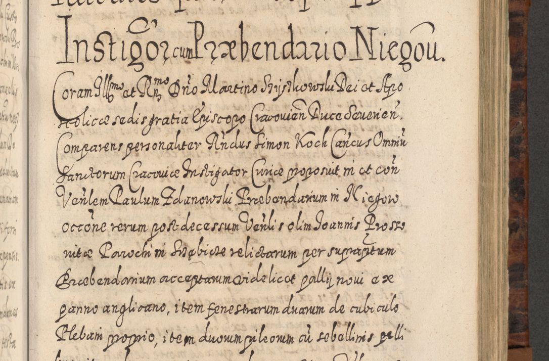 Zdjęcie nr 704 dla obiektu archiwalnego: Acta actorum, causarum spiritualium, civilium, criminalium, obligationum, quietationum, inscpritionum, cessionum, decimarum, testamentorum R. D. Martini Szyszkowski, episcopi Cracoviensis, ducis Severiensis in annis 1624 - 1626. Tomus tertius.