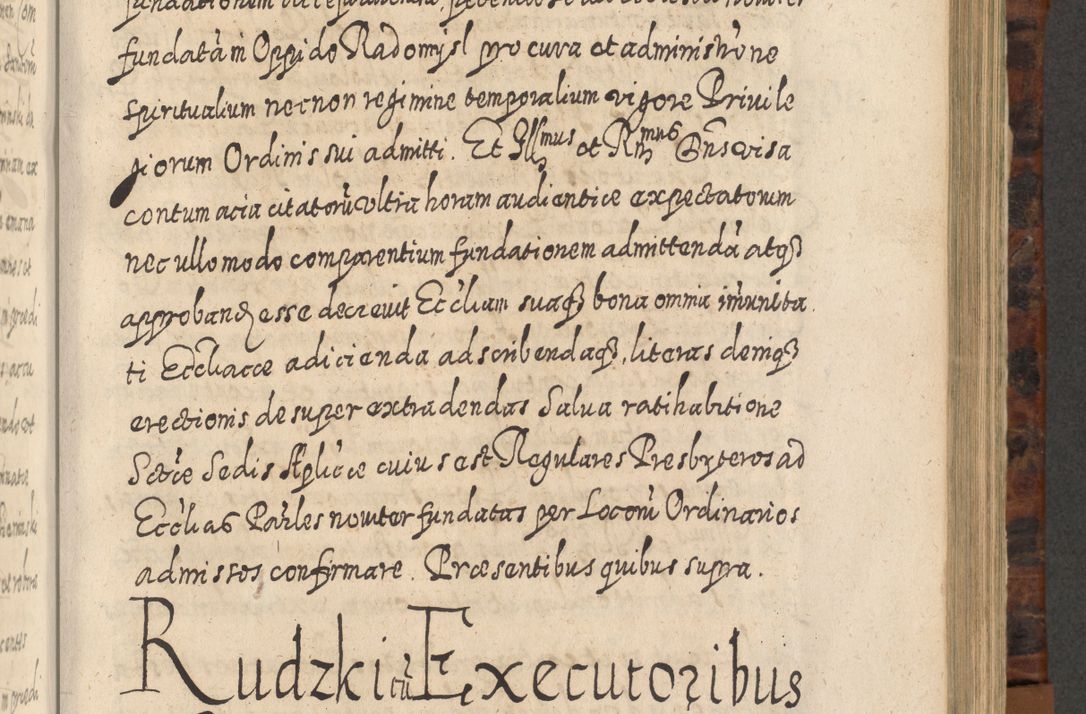 Zdjęcie nr 702 dla obiektu archiwalnego: Acta actorum, causarum spiritualium, civilium, criminalium, obligationum, quietationum, inscpritionum, cessionum, decimarum, testamentorum R. D. Martini Szyszkowski, episcopi Cracoviensis, ducis Severiensis in annis 1624 - 1626. Tomus tertius.