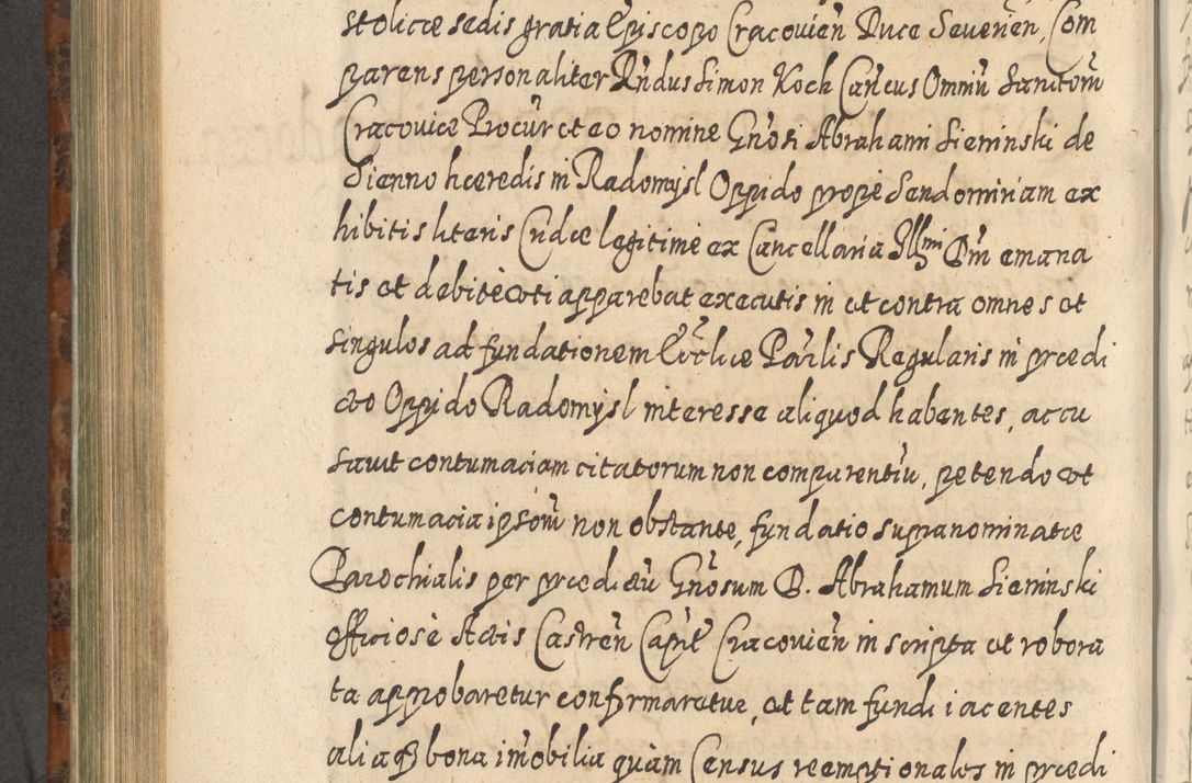 Zdjęcie nr 701 dla obiektu archiwalnego: Acta actorum, causarum spiritualium, civilium, criminalium, obligationum, quietationum, inscpritionum, cessionum, decimarum, testamentorum R. D. Martini Szyszkowski, episcopi Cracoviensis, ducis Severiensis in annis 1624 - 1626. Tomus tertius.