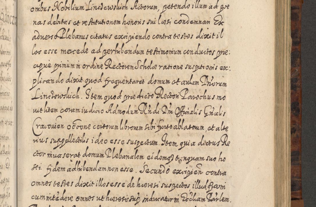 Zdjęcie nr 696 dla obiektu archiwalnego: Acta actorum, causarum spiritualium, civilium, criminalium, obligationum, quietationum, inscpritionum, cessionum, decimarum, testamentorum R. D. Martini Szyszkowski, episcopi Cracoviensis, ducis Severiensis in annis 1624 - 1626. Tomus tertius.