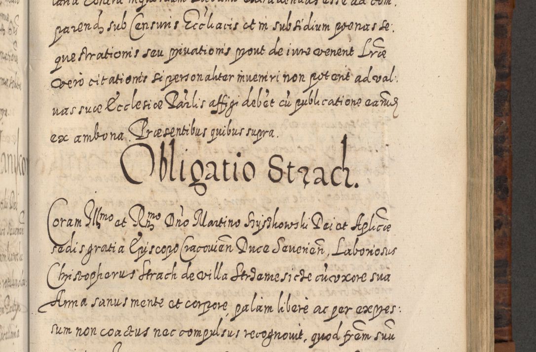 Zdjęcie nr 692 dla obiektu archiwalnego: Acta actorum, causarum spiritualium, civilium, criminalium, obligationum, quietationum, inscpritionum, cessionum, decimarum, testamentorum R. D. Martini Szyszkowski, episcopi Cracoviensis, ducis Severiensis in annis 1624 - 1626. Tomus tertius.