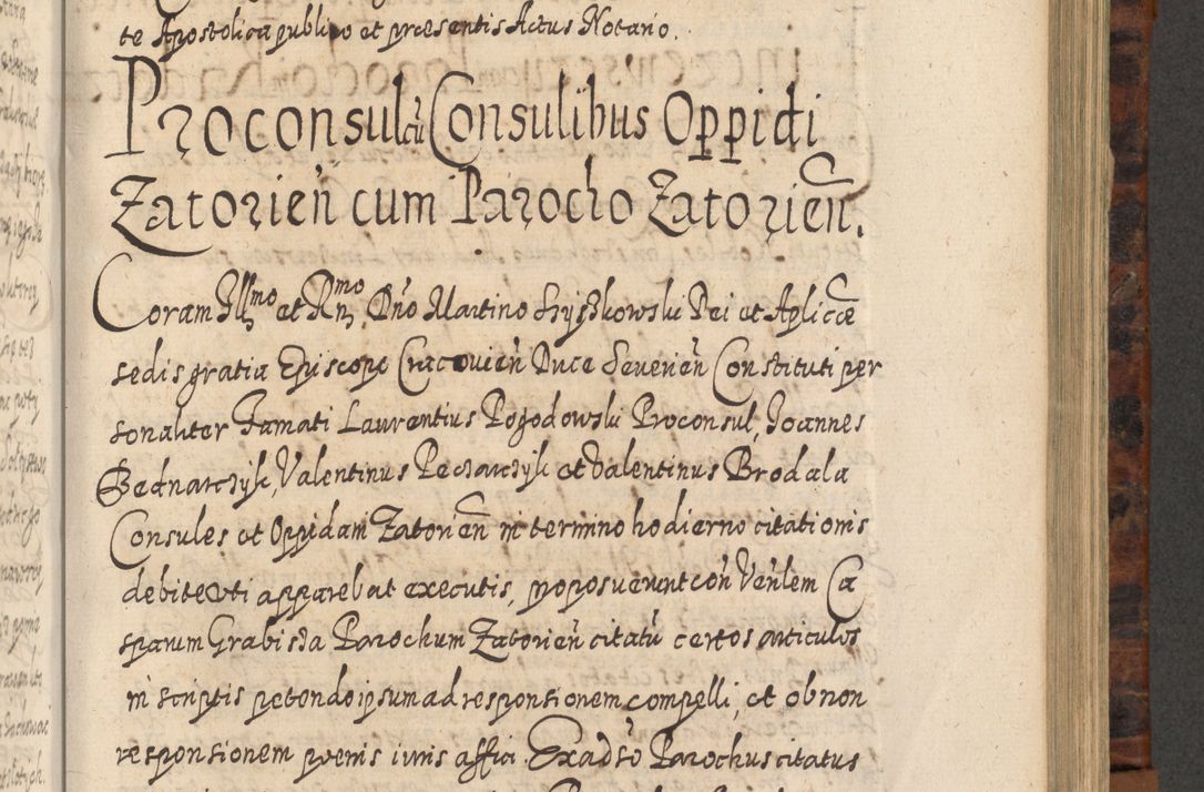 Zdjęcie nr 694 dla obiektu archiwalnego: Acta actorum, causarum spiritualium, civilium, criminalium, obligationum, quietationum, inscpritionum, cessionum, decimarum, testamentorum R. D. Martini Szyszkowski, episcopi Cracoviensis, ducis Severiensis in annis 1624 - 1626. Tomus tertius.
