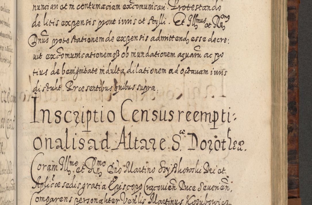 Zdjęcie nr 690 dla obiektu archiwalnego: Acta actorum, causarum spiritualium, civilium, criminalium, obligationum, quietationum, inscpritionum, cessionum, decimarum, testamentorum R. D. Martini Szyszkowski, episcopi Cracoviensis, ducis Severiensis in annis 1624 - 1626. Tomus tertius.