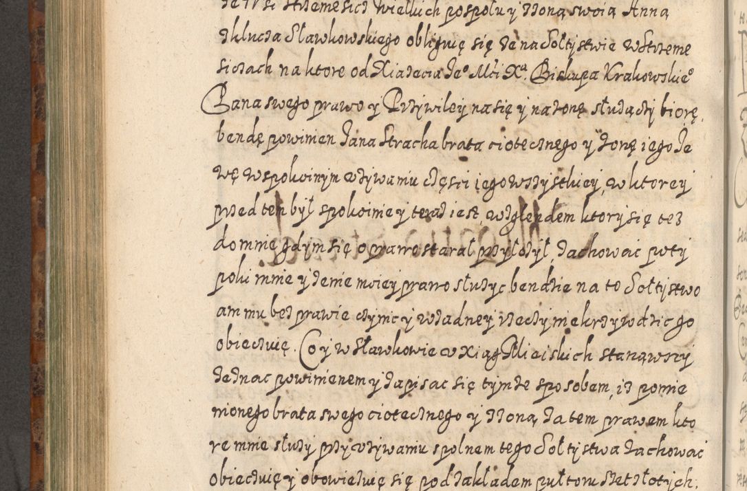 Zdjęcie nr 693 dla obiektu archiwalnego: Acta actorum, causarum spiritualium, civilium, criminalium, obligationum, quietationum, inscpritionum, cessionum, decimarum, testamentorum R. D. Martini Szyszkowski, episcopi Cracoviensis, ducis Severiensis in annis 1624 - 1626. Tomus tertius.