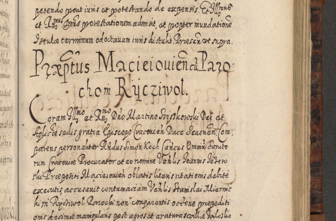 Zdjęcie nr 688 dla obiektu archiwalnego: Acta actorum, causarum spiritualium, civilium, criminalium, obligationum, quietationum, inscpritionum, cessionum, decimarum, testamentorum R. D. Martini Szyszkowski, episcopi Cracoviensis, ducis Severiensis in annis 1624 - 1626. Tomus tertius.