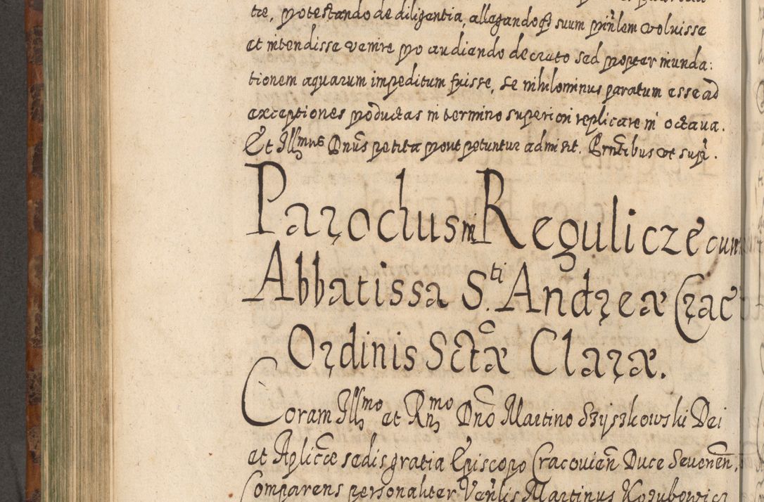 Zdjęcie nr 689 dla obiektu archiwalnego: Acta actorum, causarum spiritualium, civilium, criminalium, obligationum, quietationum, inscpritionum, cessionum, decimarum, testamentorum R. D. Martini Szyszkowski, episcopi Cracoviensis, ducis Severiensis in annis 1624 - 1626. Tomus tertius.