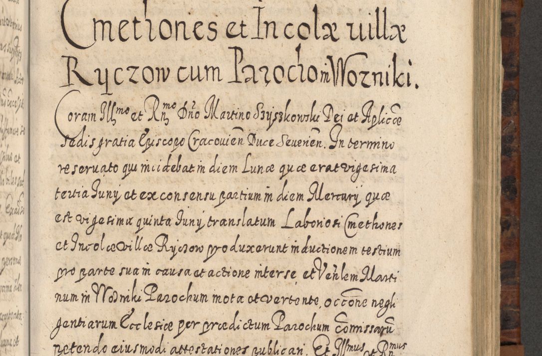 Zdjęcie nr 684 dla obiektu archiwalnego: Acta actorum, causarum spiritualium, civilium, criminalium, obligationum, quietationum, inscpritionum, cessionum, decimarum, testamentorum R. D. Martini Szyszkowski, episcopi Cracoviensis, ducis Severiensis in annis 1624 - 1626. Tomus tertius.