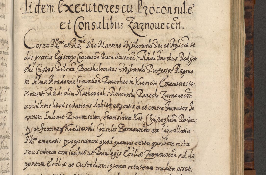 Zdjęcie nr 678 dla obiektu archiwalnego: Acta actorum, causarum spiritualium, civilium, criminalium, obligationum, quietationum, inscpritionum, cessionum, decimarum, testamentorum R. D. Martini Szyszkowski, episcopi Cracoviensis, ducis Severiensis in annis 1624 - 1626. Tomus tertius.