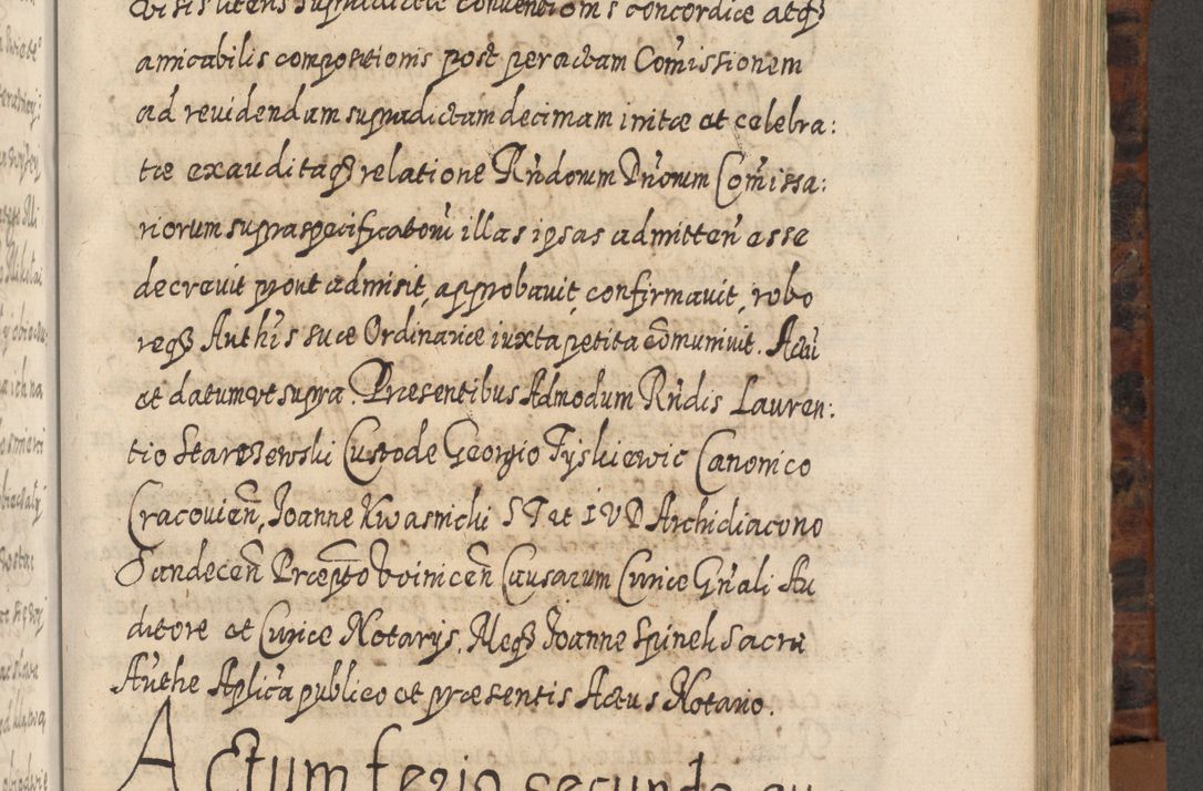 Zdjęcie nr 672 dla obiektu archiwalnego: Acta actorum, causarum spiritualium, civilium, criminalium, obligationum, quietationum, inscpritionum, cessionum, decimarum, testamentorum R. D. Martini Szyszkowski, episcopi Cracoviensis, ducis Severiensis in annis 1624 - 1626. Tomus tertius.