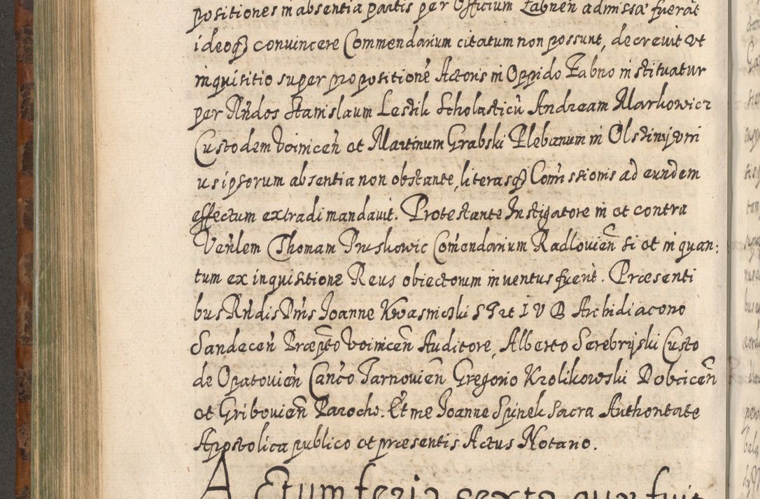 Zdjęcie nr 669 dla obiektu archiwalnego: Acta actorum, causarum spiritualium, civilium, criminalium, obligationum, quietationum, inscpritionum, cessionum, decimarum, testamentorum R. D. Martini Szyszkowski, episcopi Cracoviensis, ducis Severiensis in annis 1624 - 1626. Tomus tertius.