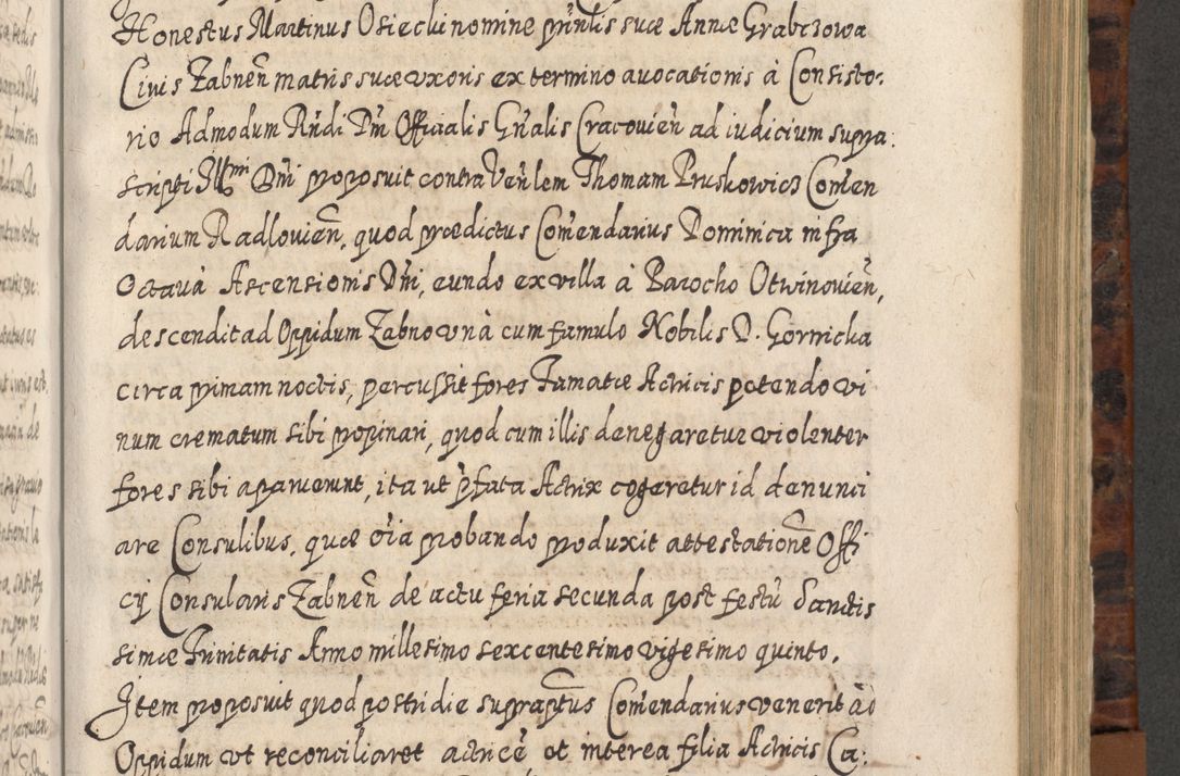 Zdjęcie nr 668 dla obiektu archiwalnego: Acta actorum, causarum spiritualium, civilium, criminalium, obligationum, quietationum, inscpritionum, cessionum, decimarum, testamentorum R. D. Martini Szyszkowski, episcopi Cracoviensis, ducis Severiensis in annis 1624 - 1626. Tomus tertius.