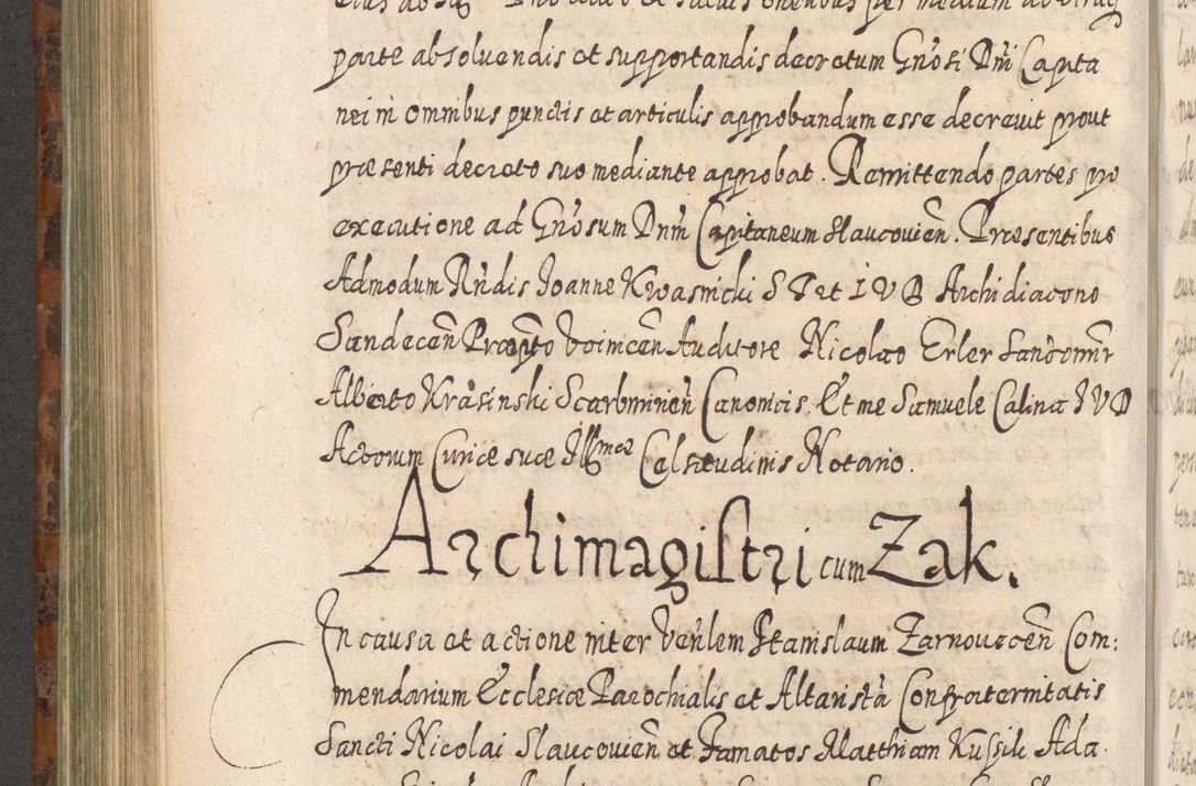 Zdjęcie nr 655 dla obiektu archiwalnego: Acta actorum, causarum spiritualium, civilium, criminalium, obligationum, quietationum, inscpritionum, cessionum, decimarum, testamentorum R. D. Martini Szyszkowski, episcopi Cracoviensis, ducis Severiensis in annis 1624 - 1626. Tomus tertius.