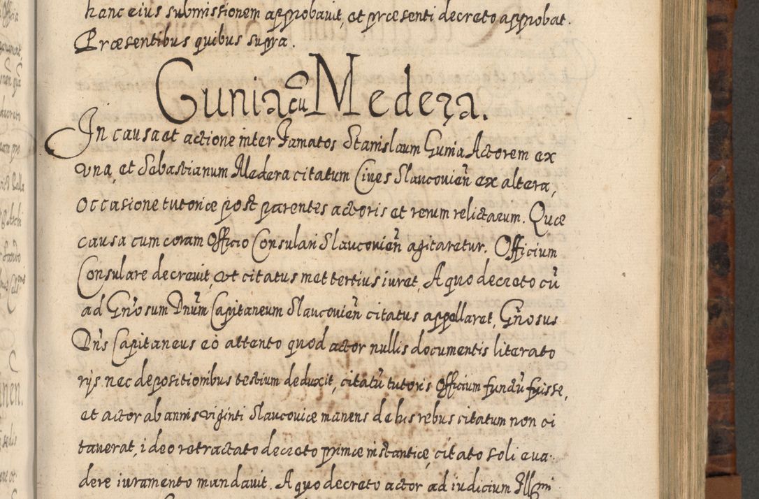 Zdjęcie nr 636 dla obiektu archiwalnego: Acta actorum, causarum spiritualium, civilium, criminalium, obligationum, quietationum, inscpritionum, cessionum, decimarum, testamentorum R. D. Martini Szyszkowski, episcopi Cracoviensis, ducis Severiensis in annis 1624 - 1626. Tomus tertius.