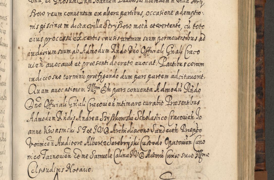 Zdjęcie nr 632 dla obiektu archiwalnego: Acta actorum, causarum spiritualium, civilium, criminalium, obligationum, quietationum, inscpritionum, cessionum, decimarum, testamentorum R. D. Martini Szyszkowski, episcopi Cracoviensis, ducis Severiensis in annis 1624 - 1626. Tomus tertius.