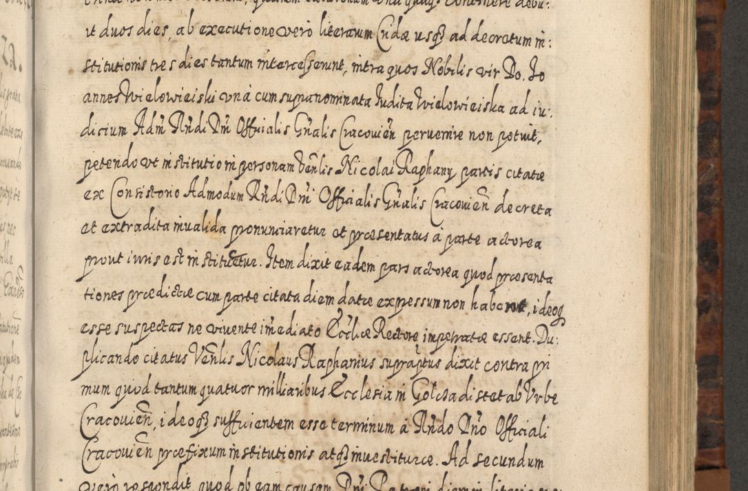 Zdjęcie nr 626 dla obiektu archiwalnego: Acta actorum, causarum spiritualium, civilium, criminalium, obligationum, quietationum, inscpritionum, cessionum, decimarum, testamentorum R. D. Martini Szyszkowski, episcopi Cracoviensis, ducis Severiensis in annis 1624 - 1626. Tomus tertius.