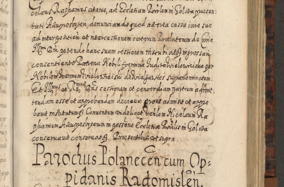 Zdjęcie nr 628 dla obiektu archiwalnego: Acta actorum, causarum spiritualium, civilium, criminalium, obligationum, quietationum, inscpritionum, cessionum, decimarum, testamentorum R. D. Martini Szyszkowski, episcopi Cracoviensis, ducis Severiensis in annis 1624 - 1626. Tomus tertius.