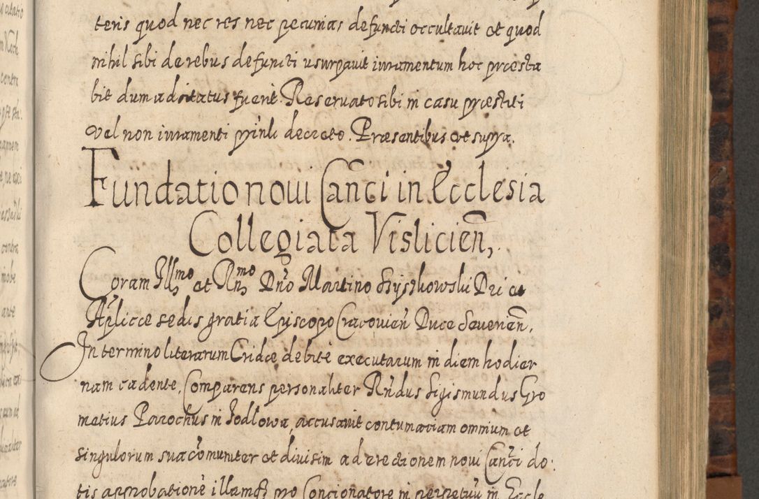 Zdjęcie nr 622 dla obiektu archiwalnego: Acta actorum, causarum spiritualium, civilium, criminalium, obligationum, quietationum, inscpritionum, cessionum, decimarum, testamentorum R. D. Martini Szyszkowski, episcopi Cracoviensis, ducis Severiensis in annis 1624 - 1626. Tomus tertius.