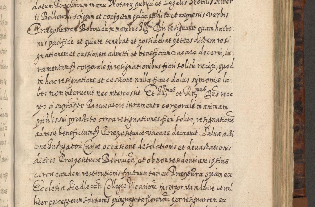 Zdjęcie nr 624 dla obiektu archiwalnego: Acta actorum, causarum spiritualium, civilium, criminalium, obligationum, quietationum, inscpritionum, cessionum, decimarum, testamentorum R. D. Martini Szyszkowski, episcopi Cracoviensis, ducis Severiensis in annis 1624 - 1626. Tomus tertius.