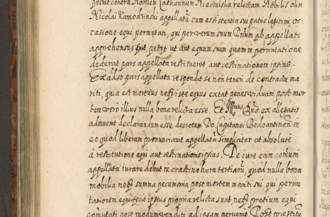 Zdjęcie nr 615 dla obiektu archiwalnego: Acta actorum, causarum spiritualium, civilium, criminalium, obligationum, quietationum, inscpritionum, cessionum, decimarum, testamentorum R. D. Martini Szyszkowski, episcopi Cracoviensis, ducis Severiensis in annis 1624 - 1626. Tomus tertius.