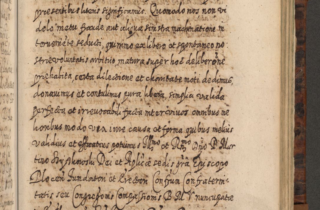 Zdjęcie nr 810 dla obiektu archiwalnego: Acta actorum, causarum spiritualium, civilium, criminalium, obligationum, quietationum, inscpritionum, cessionum, decimarum, testamentorum R. D. Martini Szyszkowski, episcopi Cracoviensis, ducis Severiensis in annis 1624 - 1626. Tomus tertius.