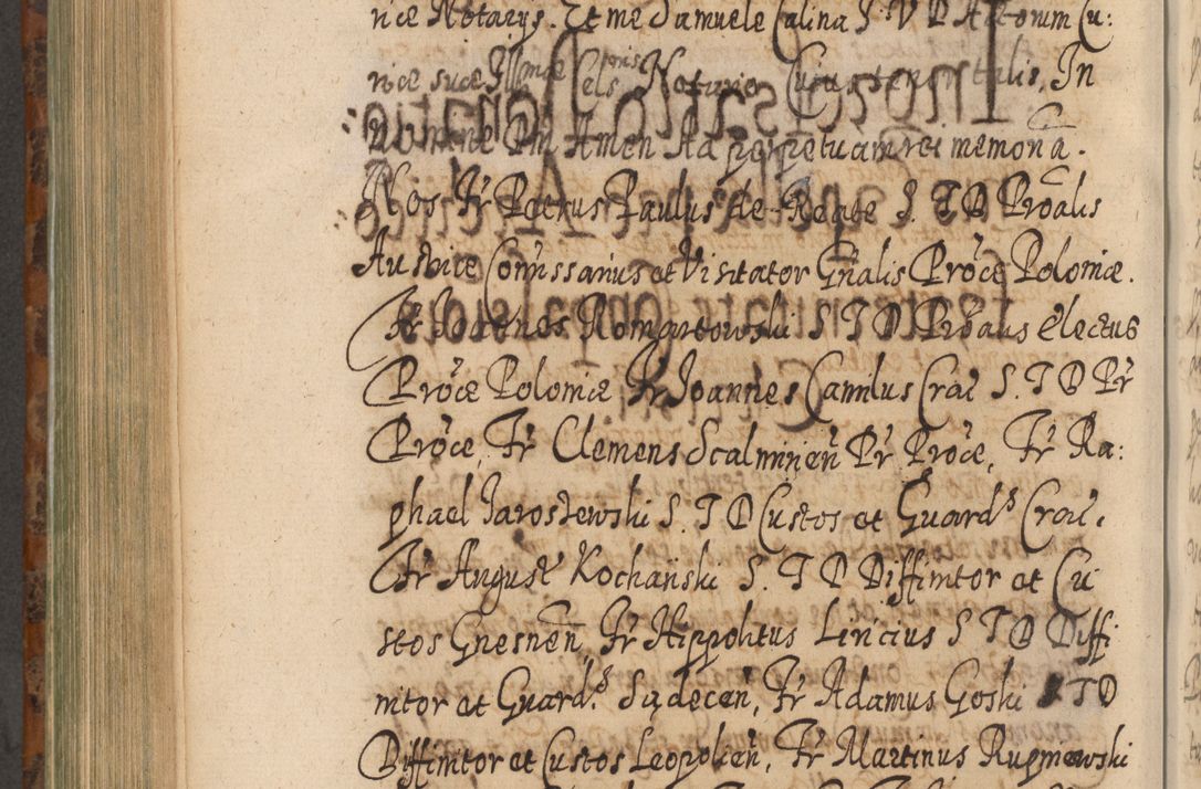 Zdjęcie nr 809 dla obiektu archiwalnego: Acta actorum, causarum spiritualium, civilium, criminalium, obligationum, quietationum, inscpritionum, cessionum, decimarum, testamentorum R. D. Martini Szyszkowski, episcopi Cracoviensis, ducis Severiensis in annis 1624 - 1626. Tomus tertius.