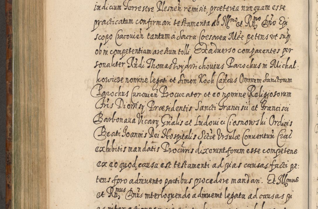 Zdjęcie nr 813 dla obiektu archiwalnego: Acta actorum, causarum spiritualium, civilium, criminalium, obligationum, quietationum, inscpritionum, cessionum, decimarum, testamentorum R. D. Martini Szyszkowski, episcopi Cracoviensis, ducis Severiensis in annis 1624 - 1626. Tomus tertius.