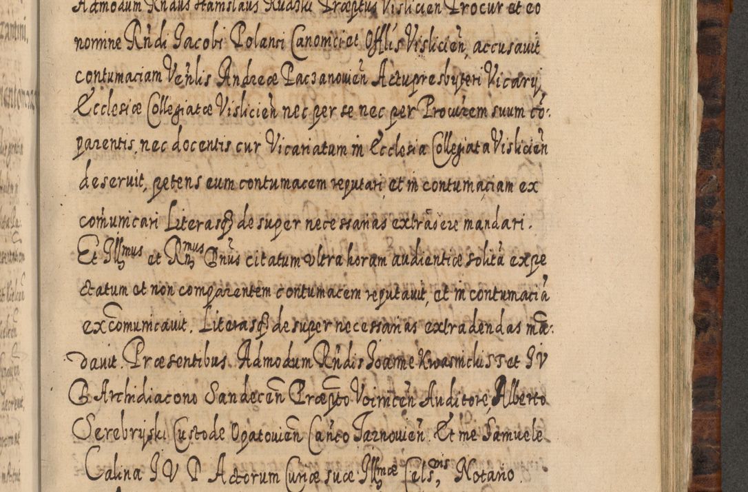 Zdjęcie nr 1004 dla obiektu archiwalnego: Acta actorum, causarum spiritualium, civilium, criminalium, obligationum, quietationum, inscpritionum, cessionum, decimarum, testamentorum R. D. Martini Szyszkowski, episcopi Cracoviensis, ducis Severiensis in annis 1624 - 1626. Tomus tertius.