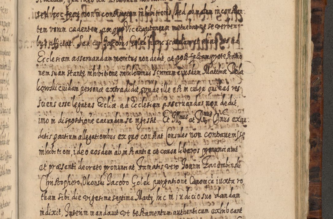 Zdjęcie nr 1002 dla obiektu archiwalnego: Acta actorum, causarum spiritualium, civilium, criminalium, obligationum, quietationum, inscpritionum, cessionum, decimarum, testamentorum R. D. Martini Szyszkowski, episcopi Cracoviensis, ducis Severiensis in annis 1624 - 1626. Tomus tertius.