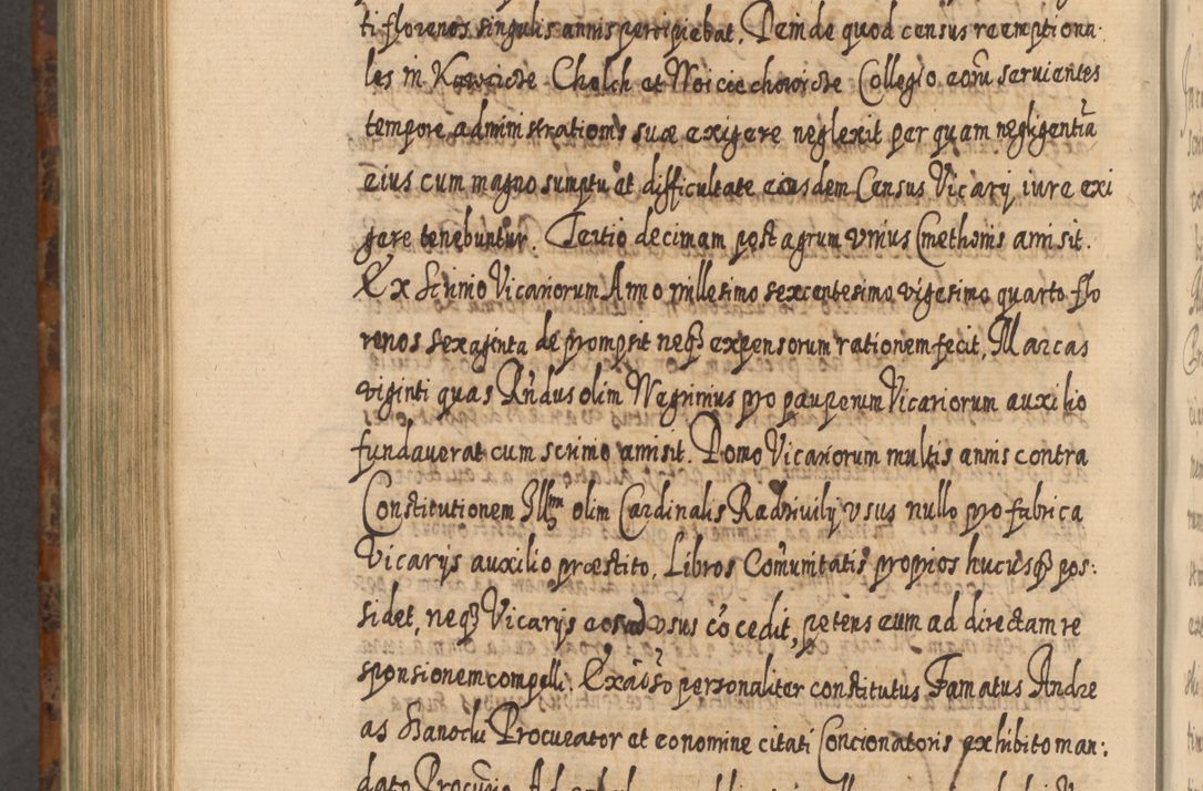 Zdjęcie nr 999 dla obiektu archiwalnego: Acta actorum, causarum spiritualium, civilium, criminalium, obligationum, quietationum, inscpritionum, cessionum, decimarum, testamentorum R. D. Martini Szyszkowski, episcopi Cracoviensis, ducis Severiensis in annis 1624 - 1626. Tomus tertius.