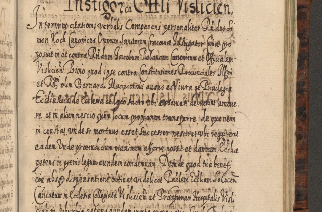 Zdjęcie nr 996 dla obiektu archiwalnego: Acta actorum, causarum spiritualium, civilium, criminalium, obligationum, quietationum, inscpritionum, cessionum, decimarum, testamentorum R. D. Martini Szyszkowski, episcopi Cracoviensis, ducis Severiensis in annis 1624 - 1626. Tomus tertius.