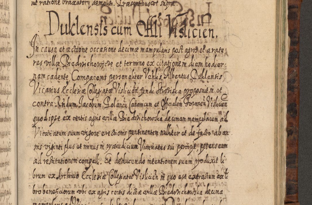 Zdjęcie nr 994 dla obiektu archiwalnego: Acta actorum, causarum spiritualium, civilium, criminalium, obligationum, quietationum, inscpritionum, cessionum, decimarum, testamentorum R. D. Martini Szyszkowski, episcopi Cracoviensis, ducis Severiensis in annis 1624 - 1626. Tomus tertius.