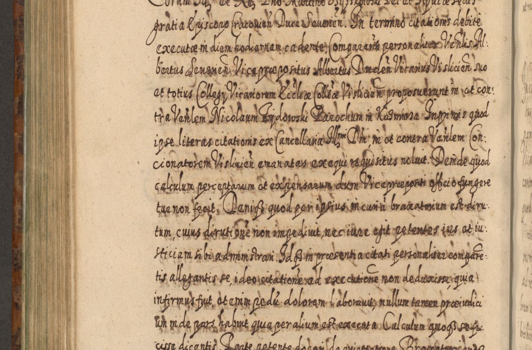 Zdjęcie nr 993 dla obiektu archiwalnego: Acta actorum, causarum spiritualium, civilium, criminalium, obligationum, quietationum, inscpritionum, cessionum, decimarum, testamentorum R. D. Martini Szyszkowski, episcopi Cracoviensis, ducis Severiensis in annis 1624 - 1626. Tomus tertius.