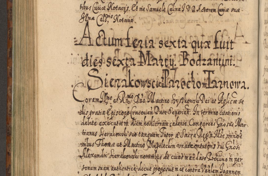 Zdjęcie nr 991 dla obiektu archiwalnego: Acta actorum, causarum spiritualium, civilium, criminalium, obligationum, quietationum, inscpritionum, cessionum, decimarum, testamentorum R. D. Martini Szyszkowski, episcopi Cracoviensis, ducis Severiensis in annis 1624 - 1626. Tomus tertius.