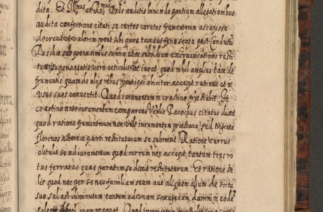 Zdjęcie nr 992 dla obiektu archiwalnego: Acta actorum, causarum spiritualium, civilium, criminalium, obligationum, quietationum, inscpritionum, cessionum, decimarum, testamentorum R. D. Martini Szyszkowski, episcopi Cracoviensis, ducis Severiensis in annis 1624 - 1626. Tomus tertius.