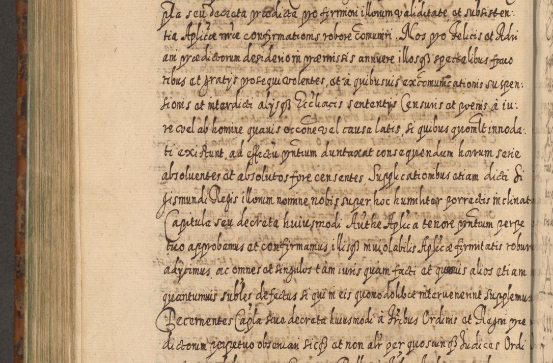 Zdjęcie nr 987 dla obiektu archiwalnego: Acta actorum, causarum spiritualium, civilium, criminalium, obligationum, quietationum, inscpritionum, cessionum, decimarum, testamentorum R. D. Martini Szyszkowski, episcopi Cracoviensis, ducis Severiensis in annis 1624 - 1626. Tomus tertius.