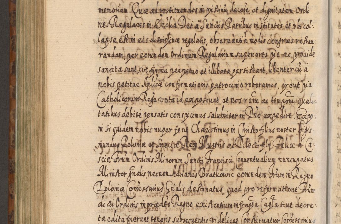Zdjęcie nr 985 dla obiektu archiwalnego: Acta actorum, causarum spiritualium, civilium, criminalium, obligationum, quietationum, inscpritionum, cessionum, decimarum, testamentorum R. D. Martini Szyszkowski, episcopi Cracoviensis, ducis Severiensis in annis 1624 - 1626. Tomus tertius.