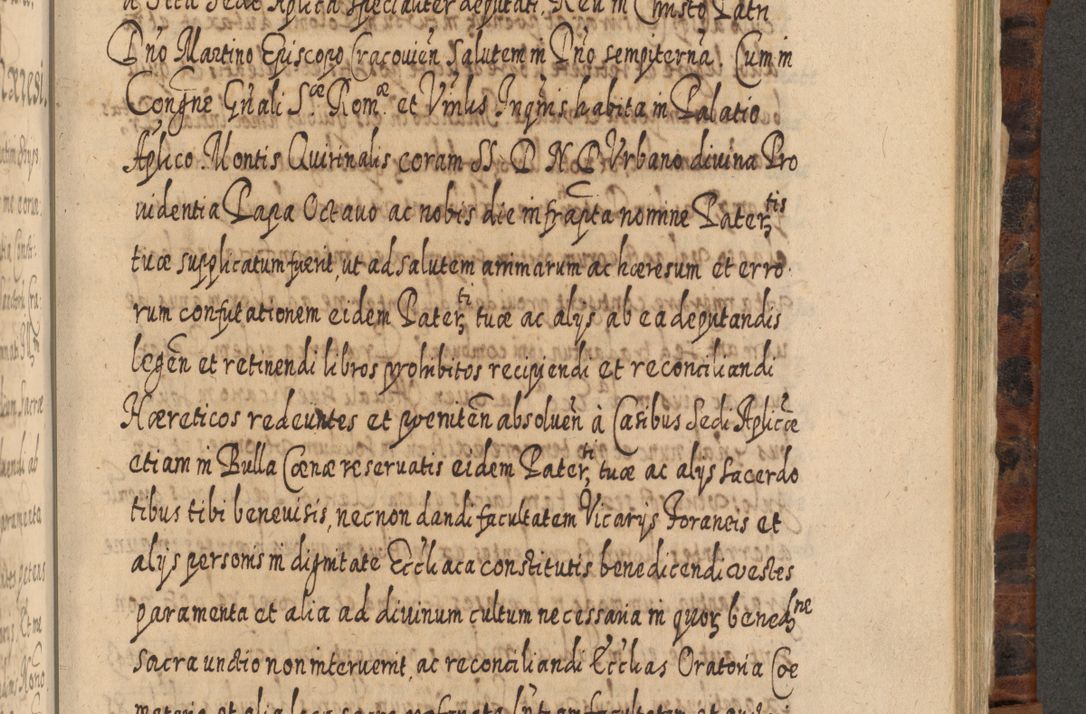 Zdjęcie nr 980 dla obiektu archiwalnego: Acta actorum, causarum spiritualium, civilium, criminalium, obligationum, quietationum, inscpritionum, cessionum, decimarum, testamentorum R. D. Martini Szyszkowski, episcopi Cracoviensis, ducis Severiensis in annis 1624 - 1626. Tomus tertius.