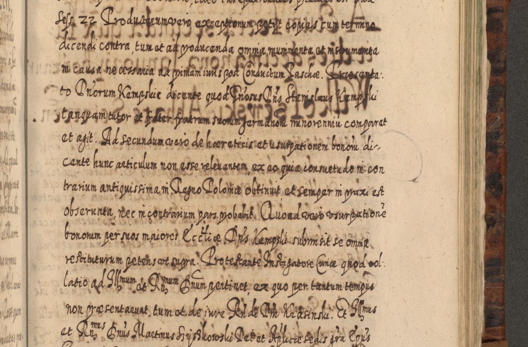 Zdjęcie nr 958 dla obiektu archiwalnego: Acta actorum, causarum spiritualium, civilium, criminalium, obligationum, quietationum, inscpritionum, cessionum, decimarum, testamentorum R. D. Martini Szyszkowski, episcopi Cracoviensis, ducis Severiensis in annis 1624 - 1626. Tomus tertius.