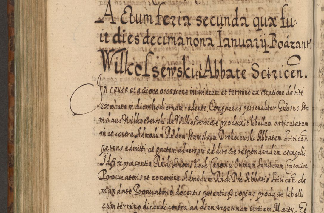 Zdjęcie nr 959 dla obiektu archiwalnego: Acta actorum, causarum spiritualium, civilium, criminalium, obligationum, quietationum, inscpritionum, cessionum, decimarum, testamentorum R. D. Martini Szyszkowski, episcopi Cracoviensis, ducis Severiensis in annis 1624 - 1626. Tomus tertius.