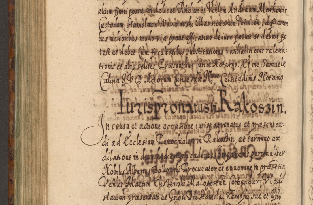 Zdjęcie nr 953 dla obiektu archiwalnego: Acta actorum, causarum spiritualium, civilium, criminalium, obligationum, quietationum, inscpritionum, cessionum, decimarum, testamentorum R. D. Martini Szyszkowski, episcopi Cracoviensis, ducis Severiensis in annis 1624 - 1626. Tomus tertius.