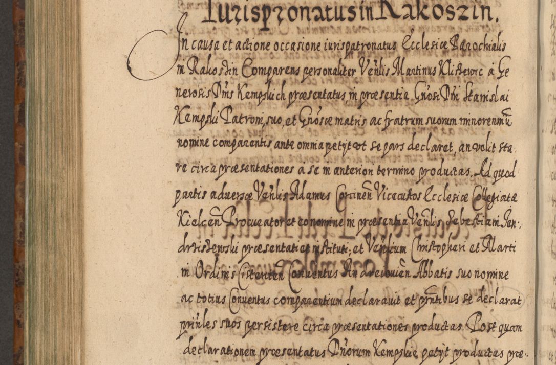 Zdjęcie nr 957 dla obiektu archiwalnego: Acta actorum, causarum spiritualium, civilium, criminalium, obligationum, quietationum, inscpritionum, cessionum, decimarum, testamentorum R. D. Martini Szyszkowski, episcopi Cracoviensis, ducis Severiensis in annis 1624 - 1626. Tomus tertius.
