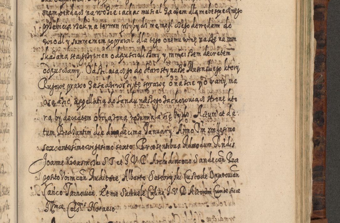 Zdjęcie nr 950 dla obiektu archiwalnego: Acta actorum, causarum spiritualium, civilium, criminalium, obligationum, quietationum, inscpritionum, cessionum, decimarum, testamentorum R. D. Martini Szyszkowski, episcopi Cracoviensis, ducis Severiensis in annis 1624 - 1626. Tomus tertius.