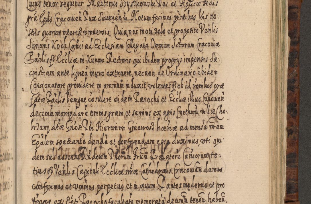 Zdjęcie nr 948 dla obiektu archiwalnego: Acta actorum, causarum spiritualium, civilium, criminalium, obligationum, quietationum, inscpritionum, cessionum, decimarum, testamentorum R. D. Martini Szyszkowski, episcopi Cracoviensis, ducis Severiensis in annis 1624 - 1626. Tomus tertius.