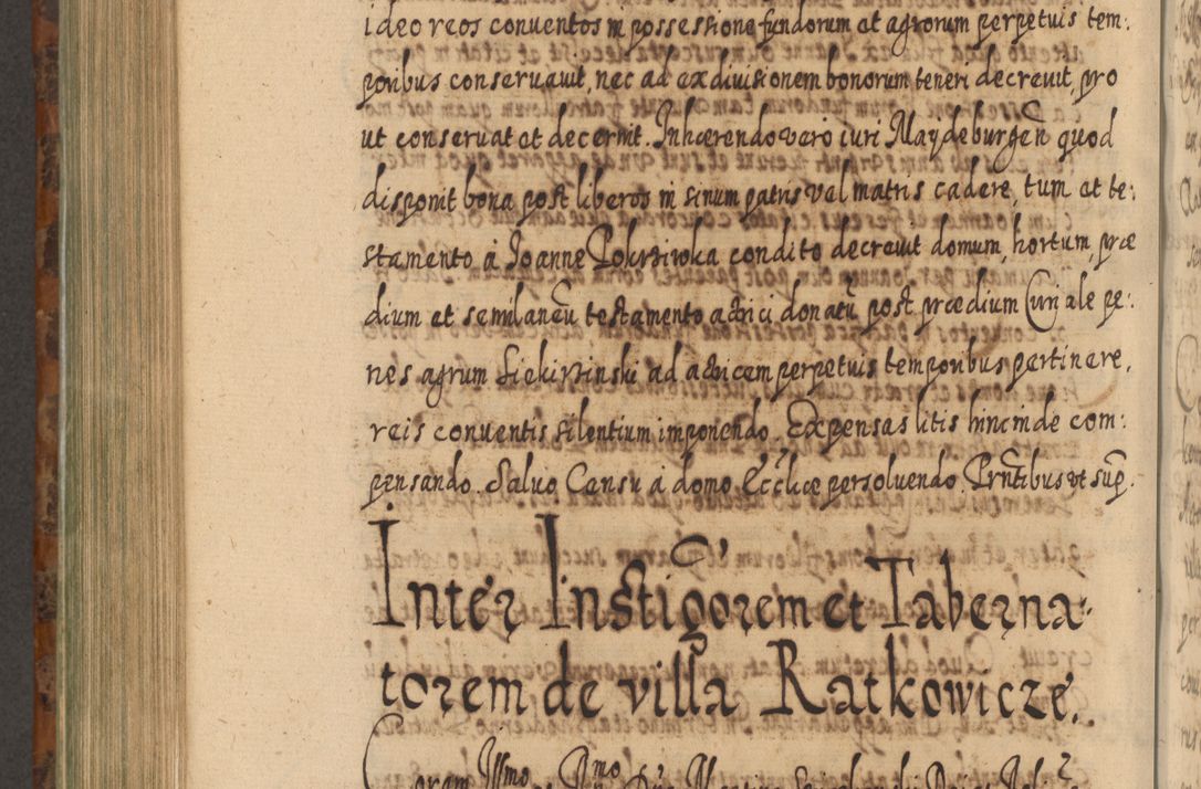 Zdjęcie nr 943 dla obiektu archiwalnego: Acta actorum, causarum spiritualium, civilium, criminalium, obligationum, quietationum, inscpritionum, cessionum, decimarum, testamentorum R. D. Martini Szyszkowski, episcopi Cracoviensis, ducis Severiensis in annis 1624 - 1626. Tomus tertius.