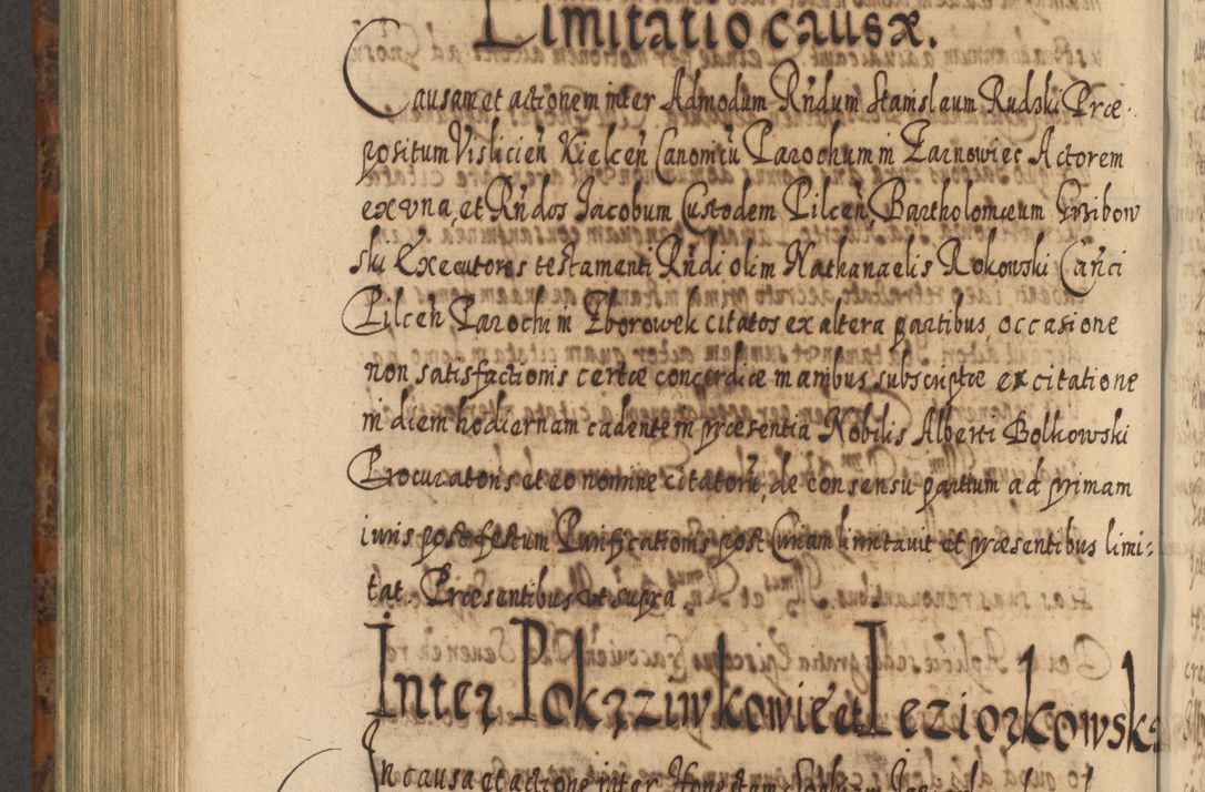 Zdjęcie nr 941 dla obiektu archiwalnego: Acta actorum, causarum spiritualium, civilium, criminalium, obligationum, quietationum, inscpritionum, cessionum, decimarum, testamentorum R. D. Martini Szyszkowski, episcopi Cracoviensis, ducis Severiensis in annis 1624 - 1626. Tomus tertius.